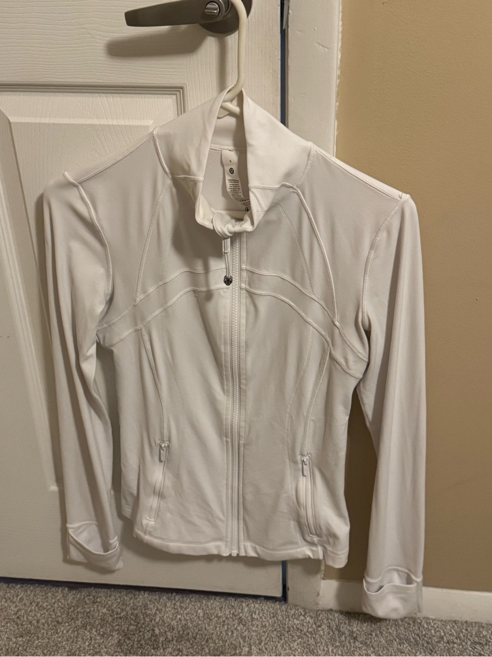 lululemon athletica White Full-Zip Define Jacket